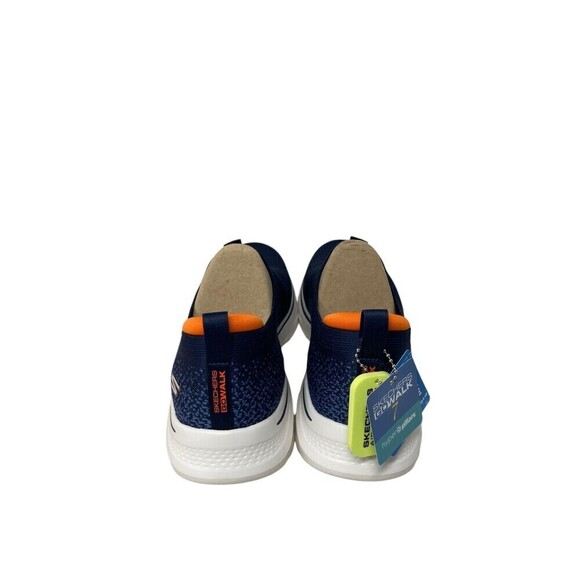Skechers Walking Shoes Men\'s Size 11 Navy Orange Go Walk 7 Stretch Cushioning main image 9